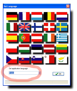 Rozmiar: 33526 bajt������ <BR>
 <BR><BR> <BR><BR>
If you wish to change the interface language later during operation of the application, just select a corresponding option and the language will be changed immediately!
<IMG SRC=